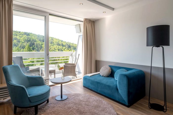 Hescuro Klinik Regena Bad Brückenau | Theska Hoteleinrichtung | Moderne Hotelzimmer | Theska Moebel