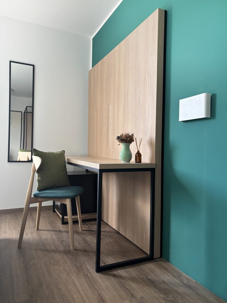 ARC Hotel | Halle Saale | Theska Hoteleinrichtung | Möbel von Theska | Beleuchtung | Hotelzimmer | Raumkonzept | Designer Einrichtung | Hotelprojekt