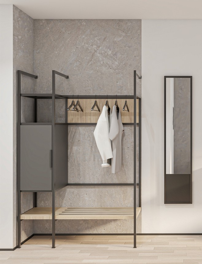 Konzeptzimmer | Theska Hoteleinrichtung | Hotelzimmer | Komplettzimmer Minimalistisch