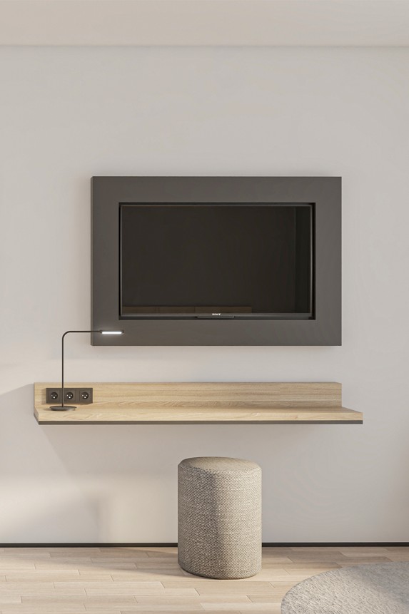 Konzeptzimmer | Theska Hoteleinrichtung | Hotelzimmer | Komplettzimmer Minimalistisch