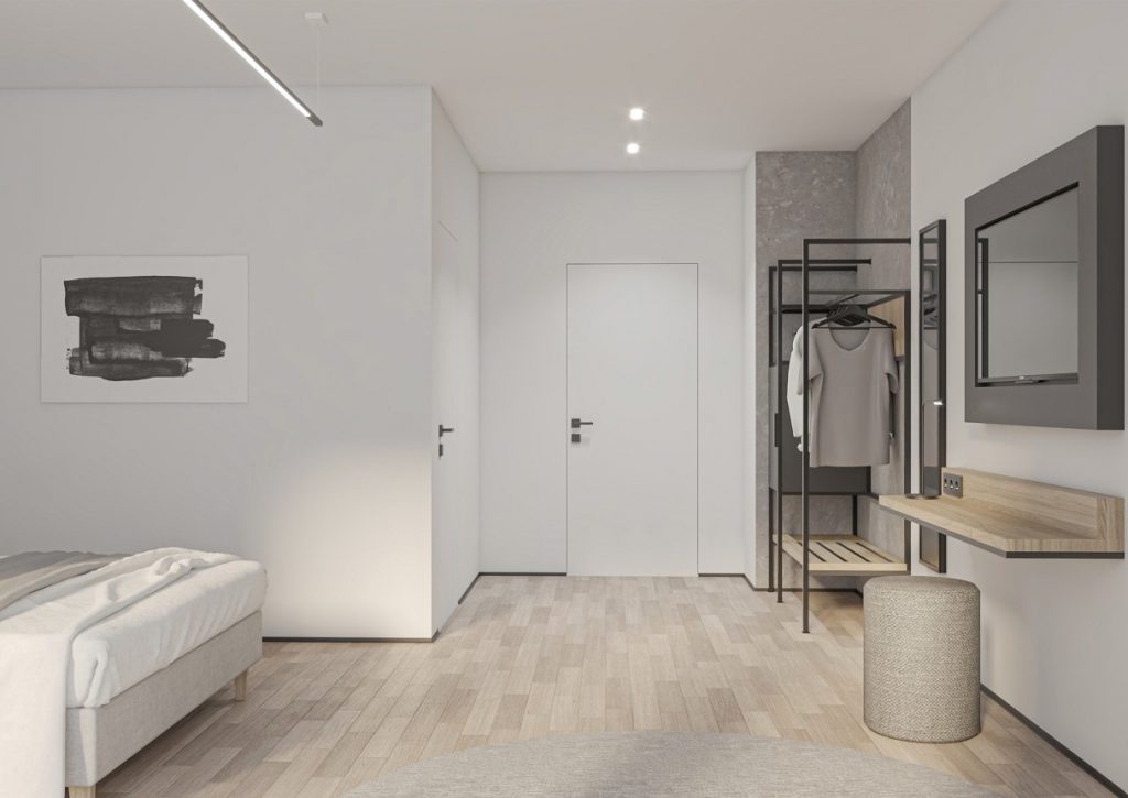 Konzeptzimmer | Theska Hoteleinrichtung | Hotelzimmer | Komplettzimmer Minimalistisch