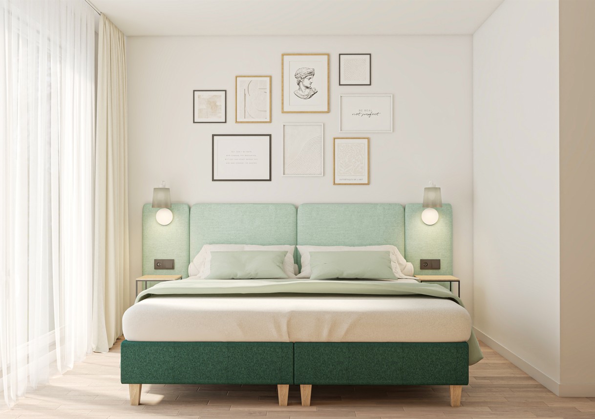 Konzeptzimmer | Theska Hoteleinrichtung | Hotelzimmer | Komplettzimmer Modern Eco Plus