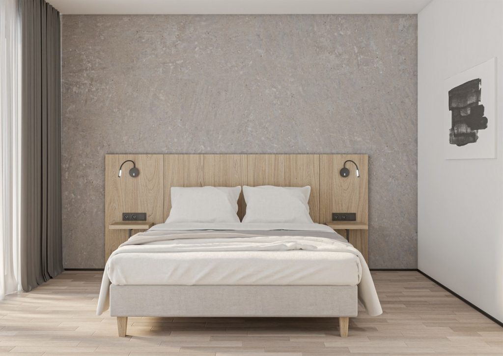 Konzeptzimmer | Theska Hoteleinrichtung | Hotelzimmer | Komplettzimmer Minimalistisch