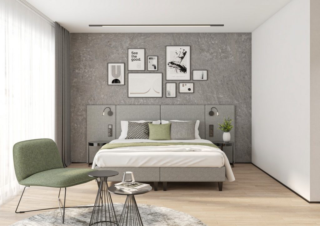 Konzeptzimmer | Theska Hoteleinrichtung | Hotelzimmer | Komplettzimmer Industriel