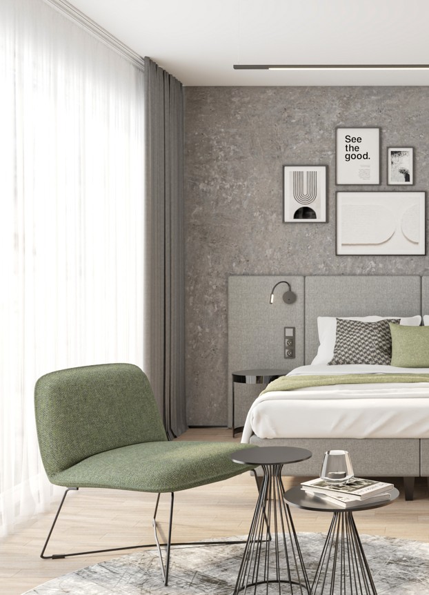 Konzeptzimmer | Theska Hoteleinrichtung | Hotelzimmer | Komplettzimmer Industriel